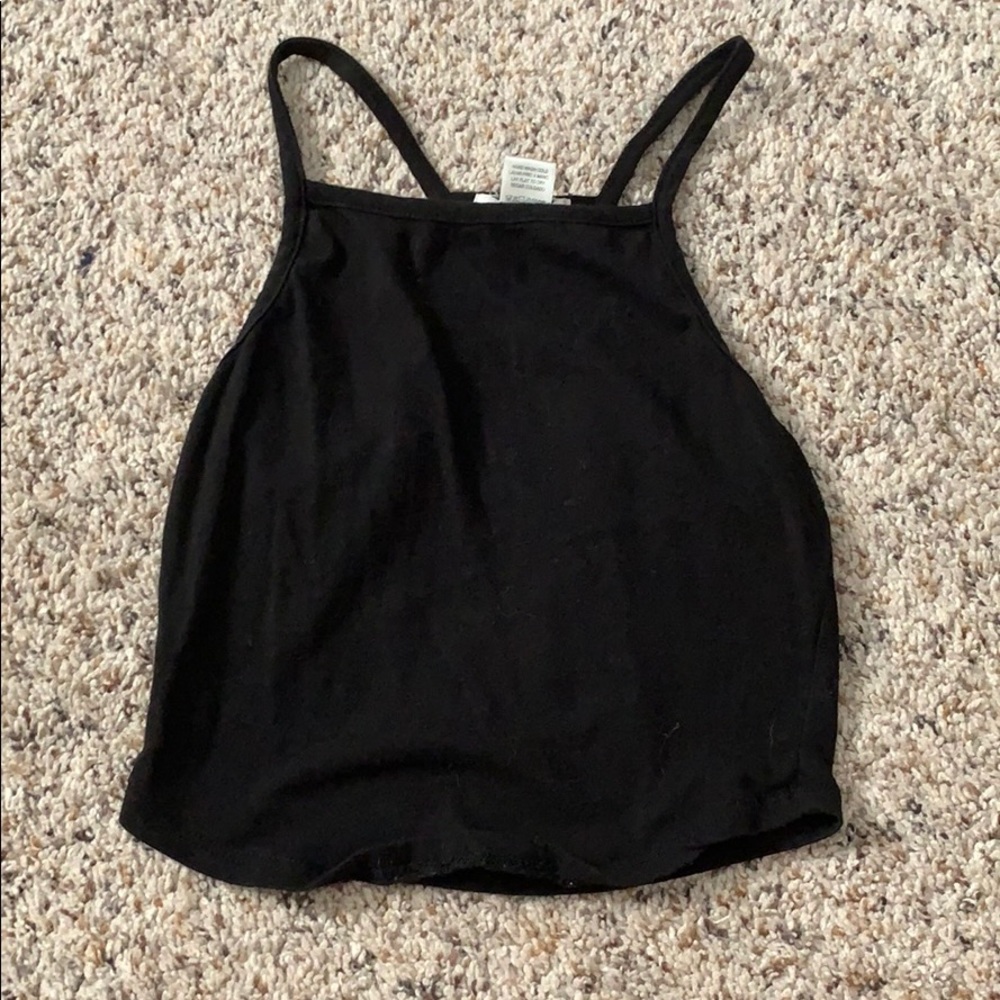 Classic black crop top